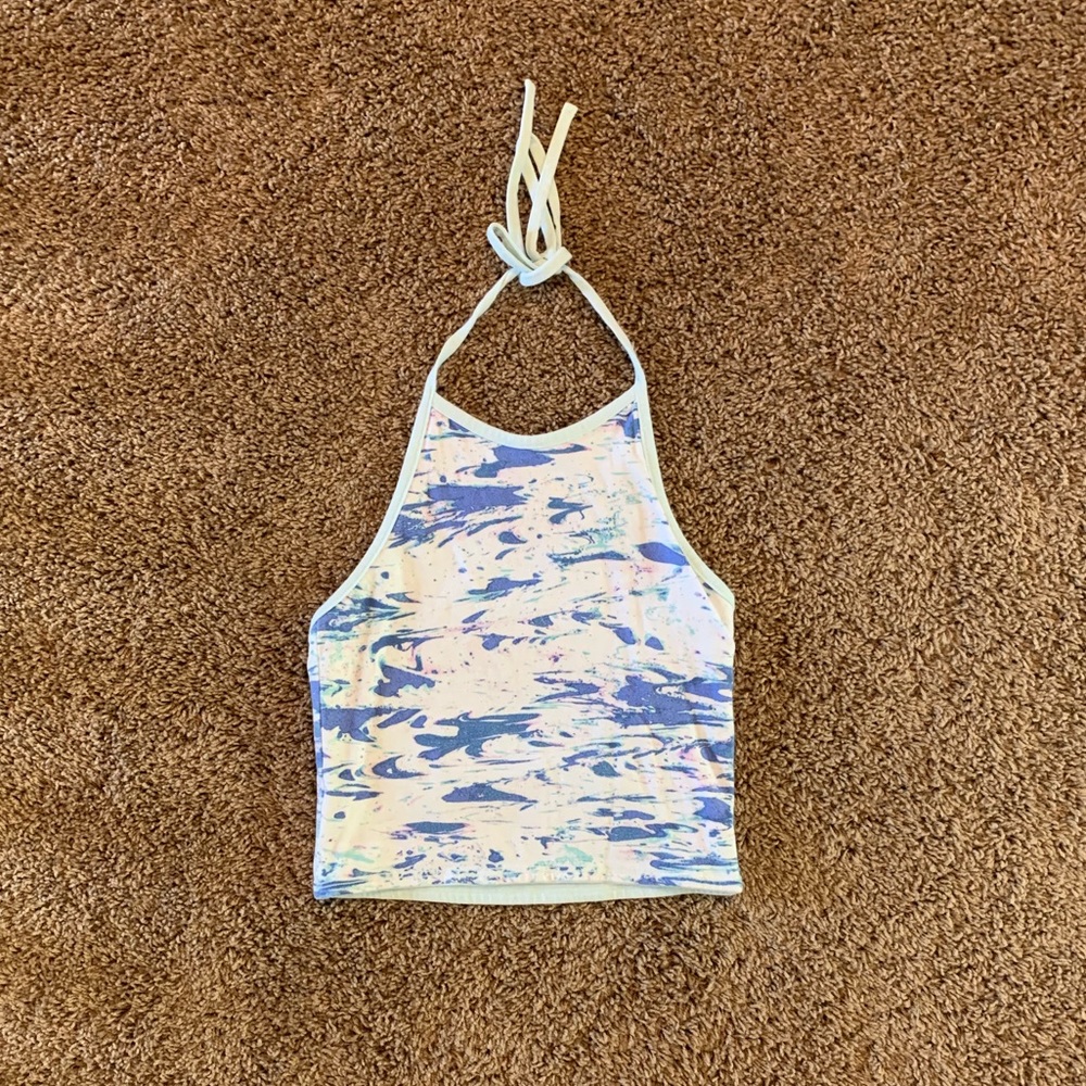 Reversible halter top